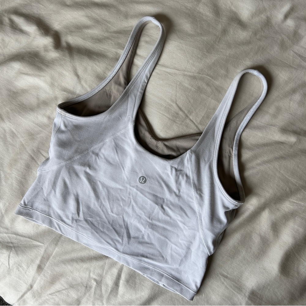 White Lululemon Align Top